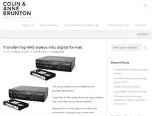 Tablet Screenshot of colinbrunton.com